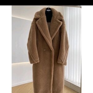 Max Mara ICON Teddy Bear Camel Coat. Size S